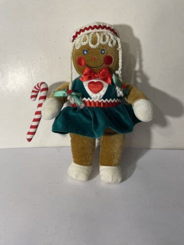 Vintage 1990 Commonwealth Target 12" Christmas GINGERBREAD …