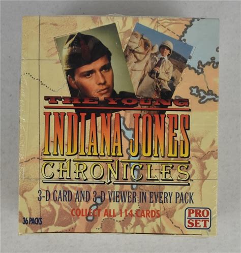 Vintage 1992 indiana Jones Wax Packs Lot #35 eBay