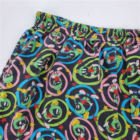 Vintage 93 Character Print Silk Boxer Shorts by Looney Tunes …