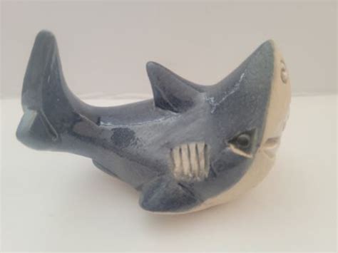 Vintage Artesania Rinconada Retired Adult Smiling Shark Signed 2 …