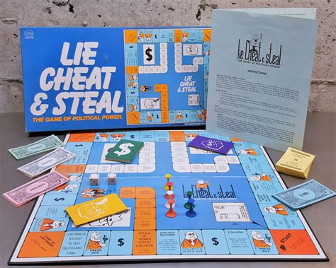 Vintage Board Game Lie Cheat & Steal 1971 by BlessedBeyondBeelief