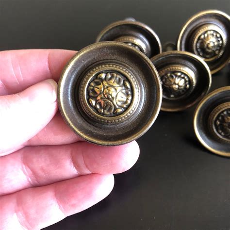 Vintage Brass Drawer Knobs