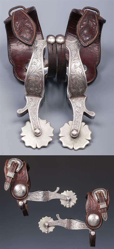 Vintage Chas. L. Sample (Charlie) Western Silver & 10K