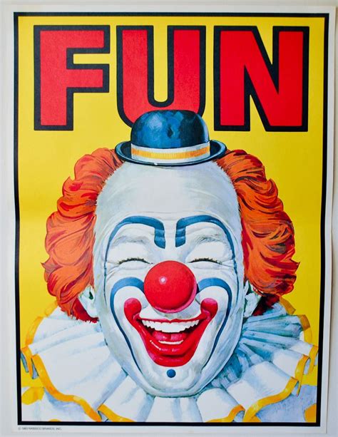Vintage Circus Clown Posters
