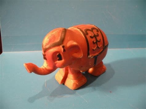 Vintage Circus Elephant Rubber Duck Toy eBay