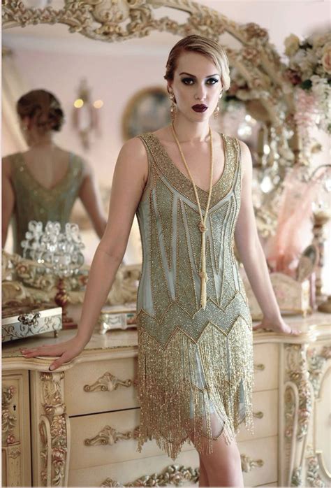 Vintage Dress 1920s Dress Flapper Dress Great Gatsby Downton