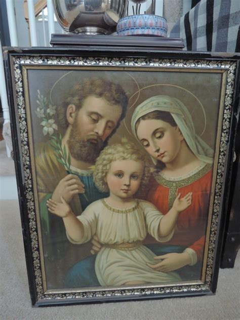 Vintage Framed Print of the Holy Family eBay