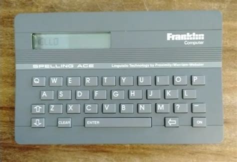 Vintage Franklin Spelling Ace SA-98 Electronic Handheld Large