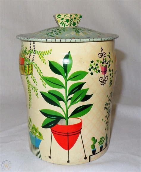 Vintage George W. Horner & Co. Decorative Tin Canister …