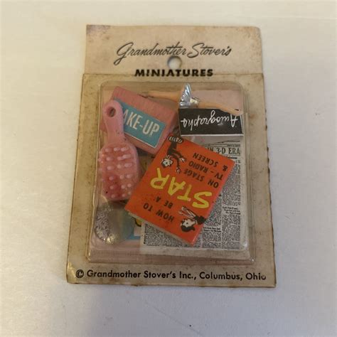 Vintage Grandmother Stovers Dollhouse Miniatures - Nursery Miniatures …