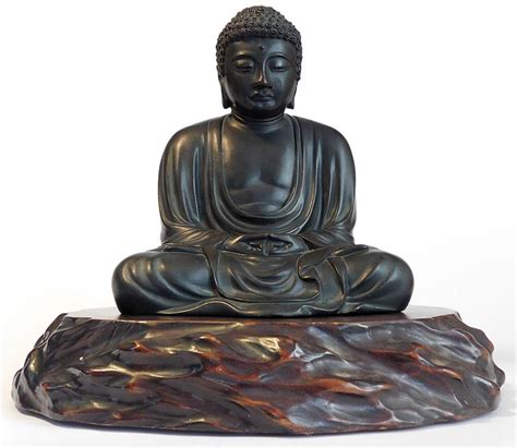 Vintage Great Buddha of Kamakura Daibutsu Bronze Incense …