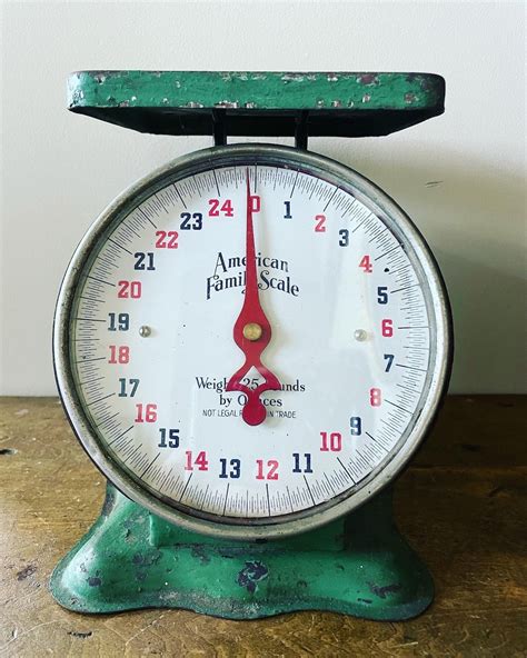 Vintage Green Kitchen Scale - Etsy Australia