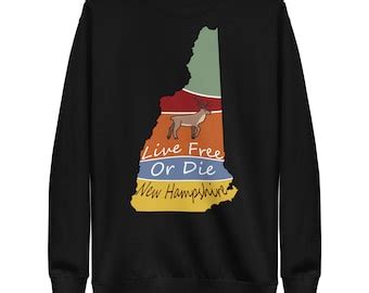 Vintage Live Free Or Die New Hampshire Sweatshirt - Poshmark