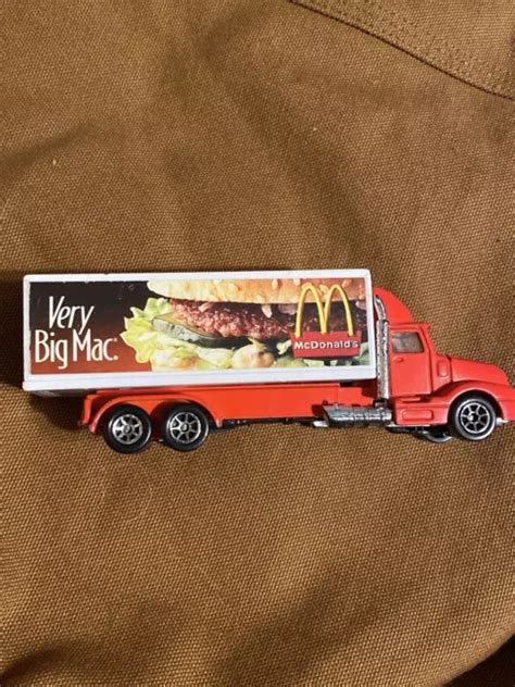 Vintage McDonalds Hot Wheels Very Big Mac Truck 1996 eBay