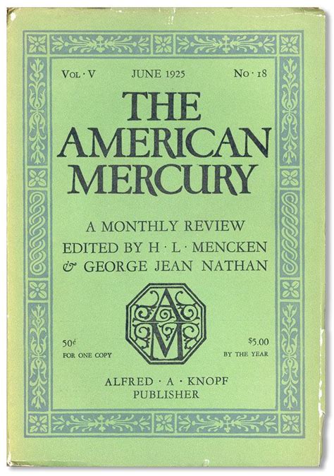 Vintage Mercury The American Mercury