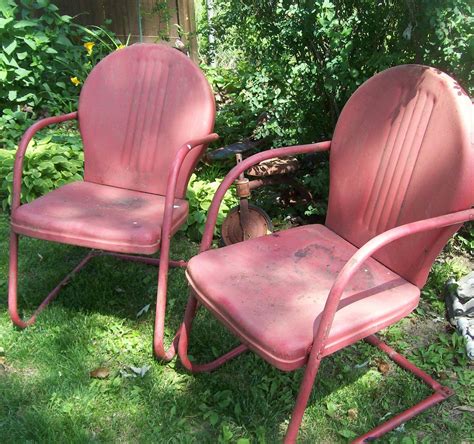 Vintage Metal Lawn Chairs Advertisements - Pinterest