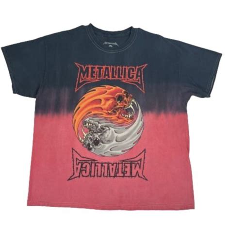 Vintage Metallica Rock Metall Band T-Shirt Neon Schädel ... - eBay