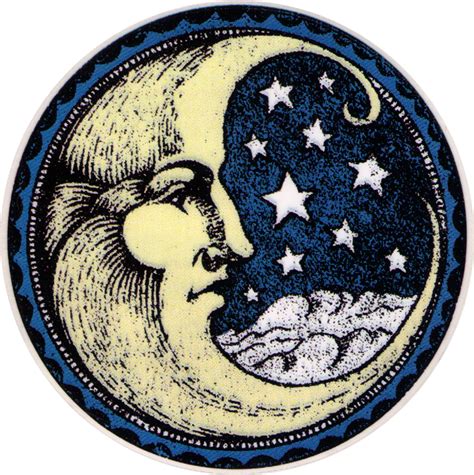 Vintage Moon Clip Art