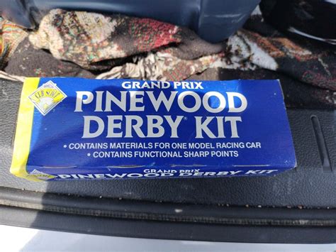 Vintage Official Grand Prix Pinewood Derby Kit Boy …