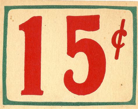 Vintage Price Tags