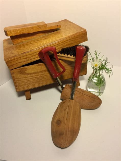 Vintage Rochester Shoe Tree Co Cedar Wooden Shoe Keepers