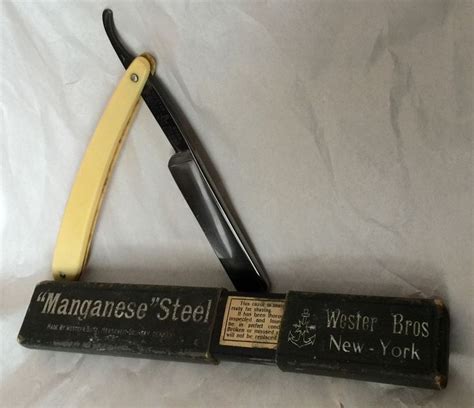 Vintage STER BROS Anchor Brand STRAIGHT RAZOR. Made …