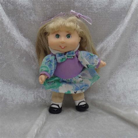 Vintage Small Plastic Blonde Hair Doll 6" eBay