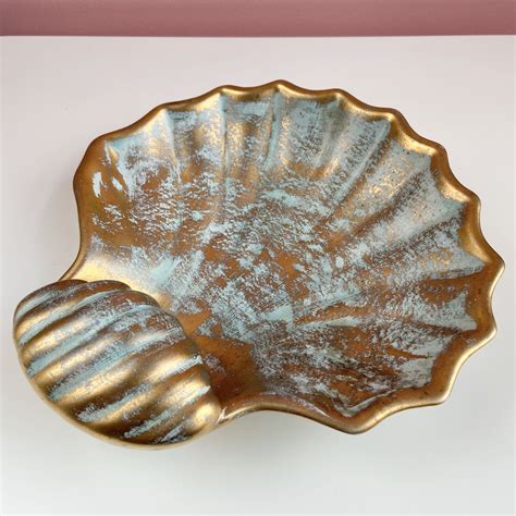 Vintage Stangl Pottery Shell Dishes Lot of 3 Antique 4018 eBay