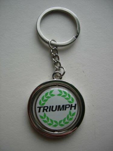 Vintage Triumph Car Key Ring 1960s / 1970s? TR4 Spitfire TR6