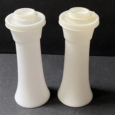 Vintage Tupperware Hourglass Salt & Pepper Shakers with Flip …