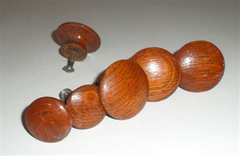 Vintage Wooden Drawer Pulls