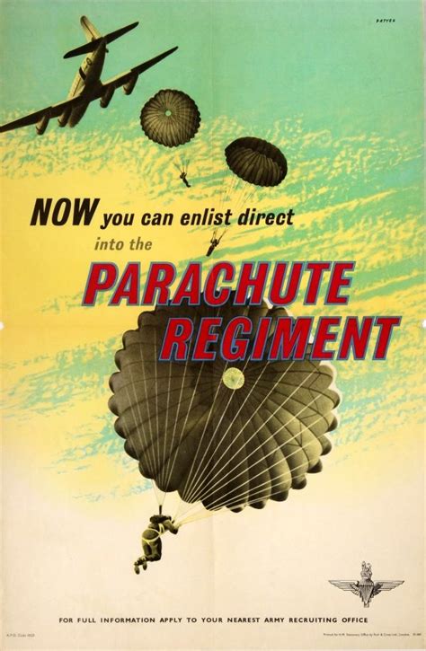 474px x 725px - th?q=Vintage army poster parachute