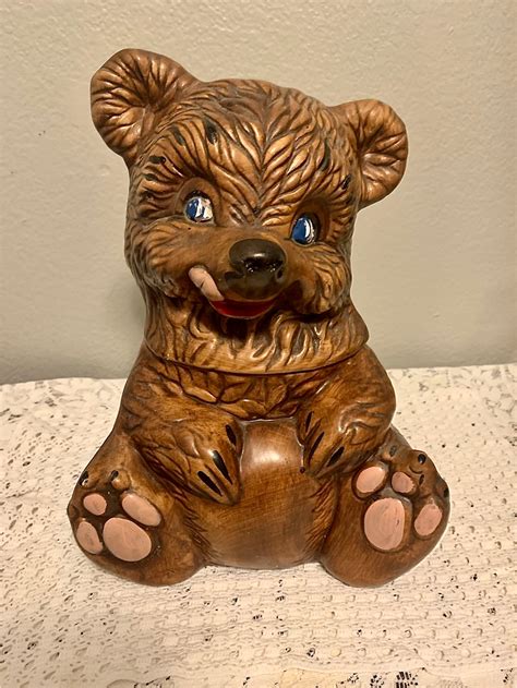 Vintage bear cookie jar. Things To Know About Vintage bear cookie jar. 