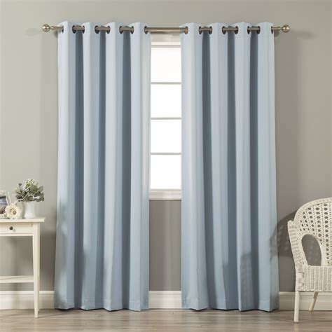 BGment Rod Pocket Blackout Curtains for Bedroom - Thermal Insulated Short Room Darkening Curtain Window Drapes for Cafe Kitchen, 42 x 45 Inch, 2 Panels, Navy Blue. Polyester. 4.5 out of 5 stars 18,090. 600+ bought in past month. $13.58 $ 13. 58. List: $24.99 $24.99. 10% coupon applied at checkout Save 10% with coupon.. 