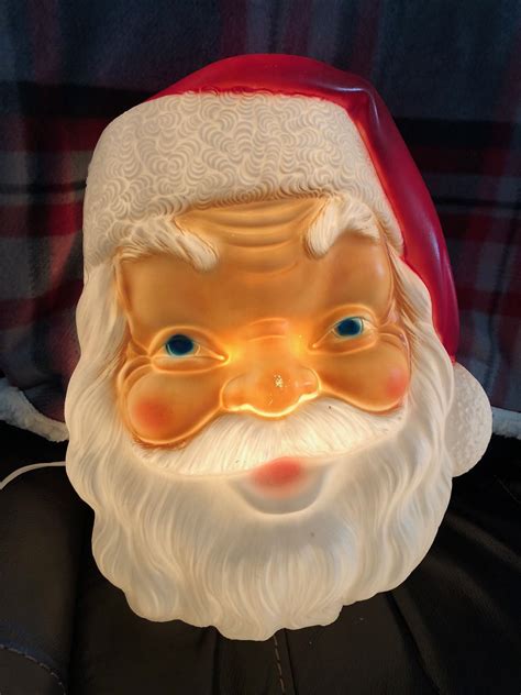 Vintage Santa Blow Mold Retro 1980s Santa Claus Head + Christmas + Large Size + 25 Inches + Plastic + Xmas + Holiday Yard and Lawn Decor. (2.4k) $100.00. $125.00 (20% off) Musical Santa Face Door Hanger. Mid Century. Plays short …. 