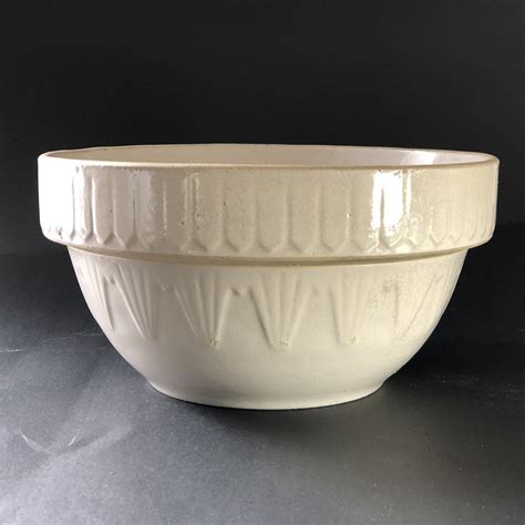 Vintage ceramic mixing bowls. Vintage Large Ceramic Mixing Bowl - Tan & Brown Striped Stoneware Mixing Bowl 9" Dough Bowl - Rustic Kitchen Decor, Vintage Replacements. (115) £59.53. £74.42 (20% off) Sale ends in 40 hours. 