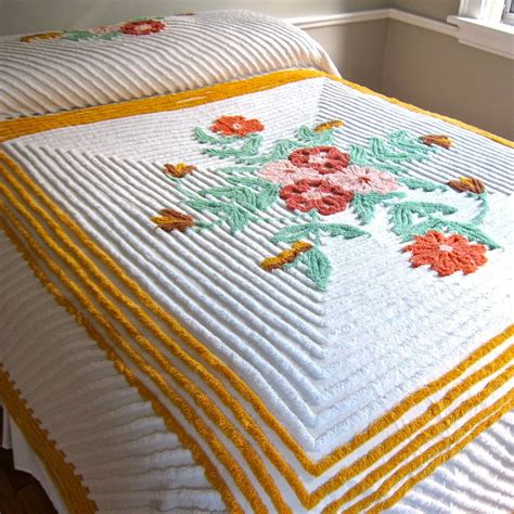 Vintage chenille bedding. Things To Know About Vintage chenille bedding. 