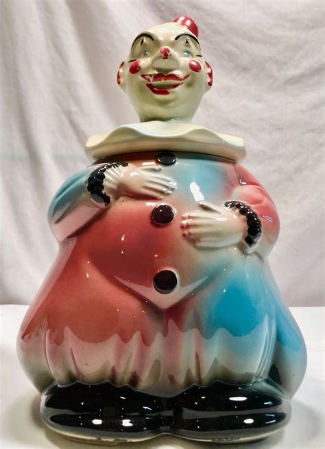 Vintage clown cookie jar. Things To Know About Vintage clown cookie jar. 