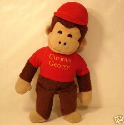 Vintage large Stuffed Animal Doll of Curious George NR - Worthpoint