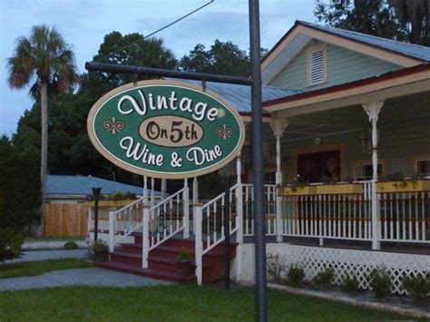 Vintage On 5th $$ Opens at 5:00 PM. 289 reviews (352) 794-0004. Website. More. Directions Advertisement. 114 NE 5th St Crystal River, FL 34429 Opens at 5:00 PM. Hours .... 