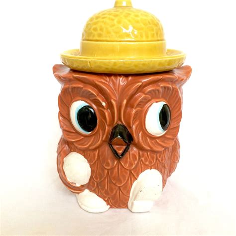 Vintage owl cookie jar japan. Things To Know About Vintage owl cookie jar japan. 