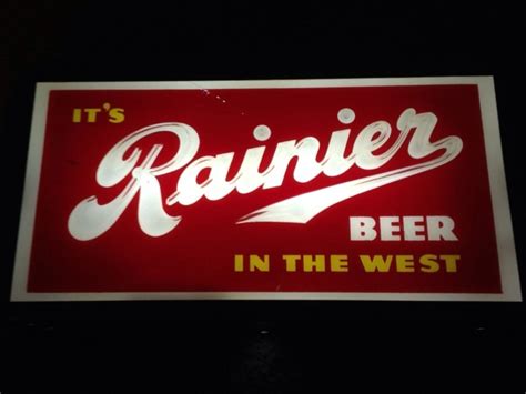 Rainier Beer Beer Tray. Serving Tray for Rainier Beer