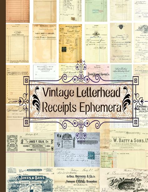 Read Online Vintage Letterhead Receipts Ephemera Ephemera Series 2 By C Anders