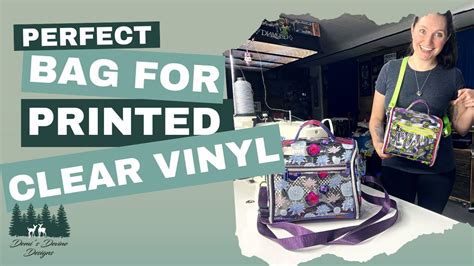 Vinyl panels for bag making.  This collection includes printed vinyl, clear vin...