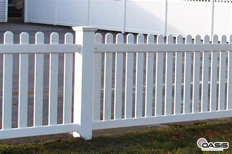 Vinyl picket fence panels.  Semi-privacy fencing offers the optimal quality, Enhanc...