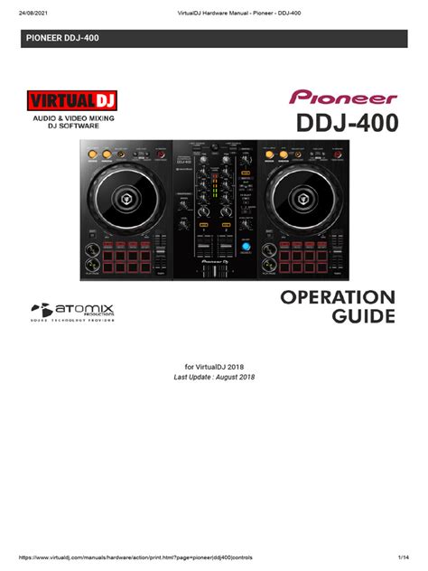 Vinyl speed adjust ddj 400.  Manual Pioneer DDJ-400.  These easy steps will...