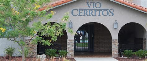 Vio Cerritos Apartments is located in Cerritos, California. Our 1, 2, & 3 bedroom apartments for rent feature a microwave, pantry, refrigerator, granite countertops, 4-inch baseboards, ceiling fans, hardwood floors, and some paid utilities.. 