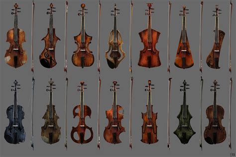 Violin (5e Equipment) The violin is a stringed instrument played with a bow to create soft lullabies or intense and fast paced dancing songs.. 