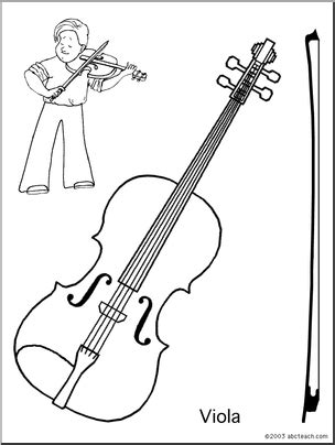 Viola Coloring