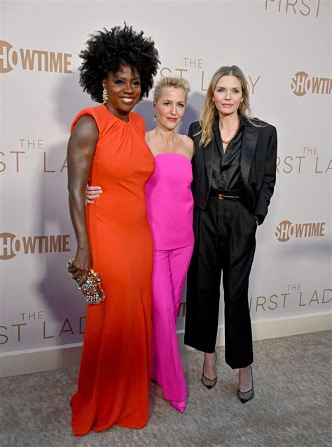 Viola Davis, Michelle Pfeiffer and Gillian Anderson on ‘The First Lady …